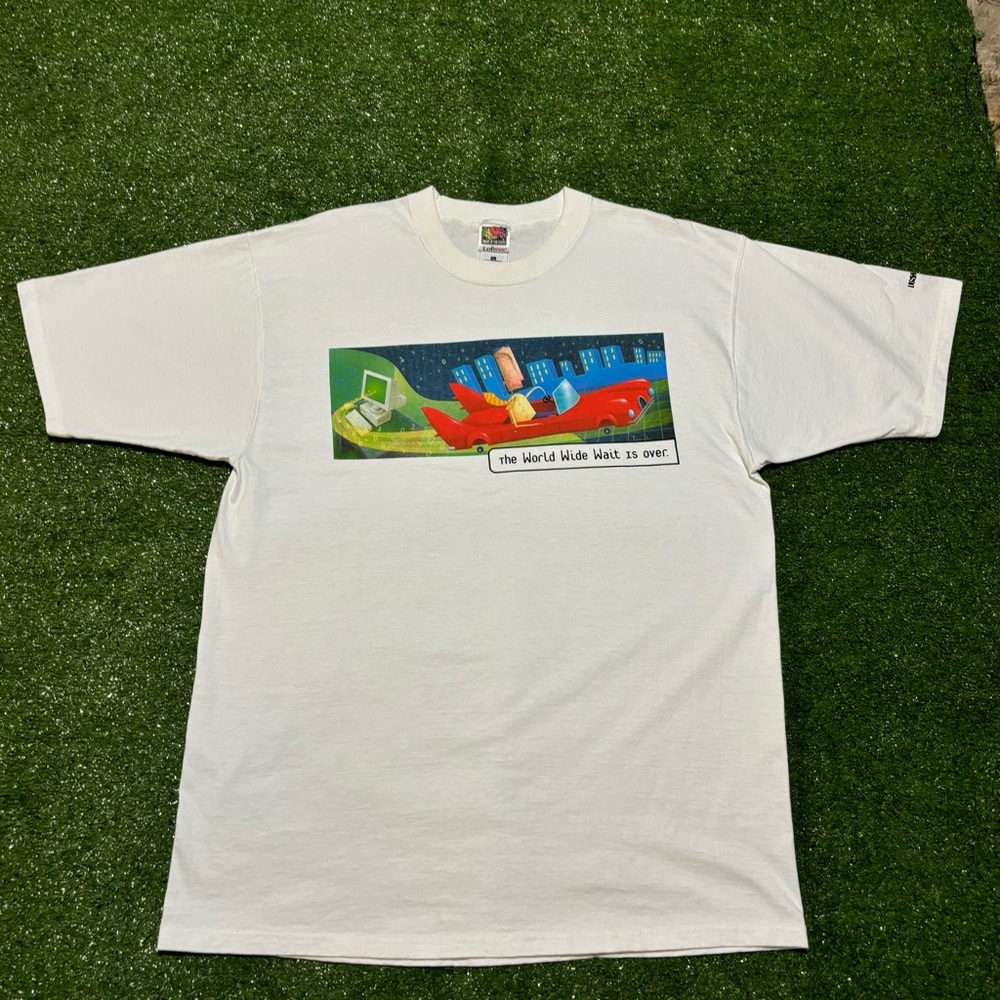 Vintage White T-Shirt with Graphic Print